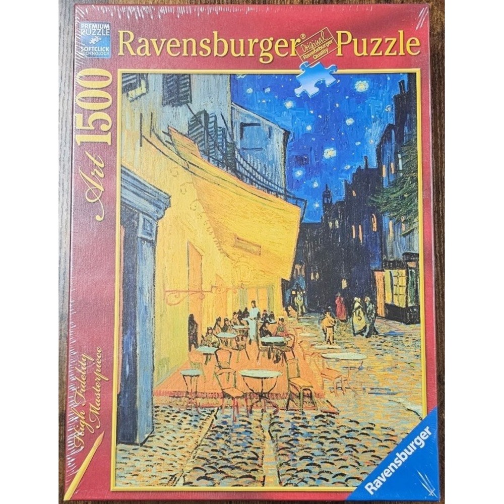 Ravensburger 1500 Puzzle Vincent Van Gogh Cafe Terrace At Night 1888 #162093 New